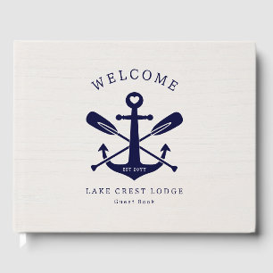 Modern Rustic Lake House Vacation Rental Airbnb Guest Book