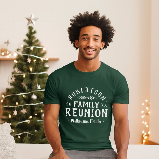 Modern Rustic Personalized Family Reunion Tee (Creator Uploaded)