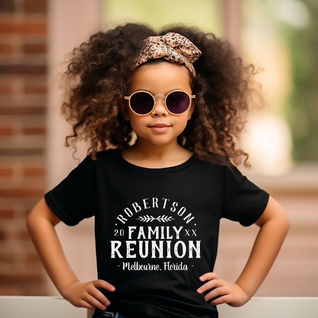 Modern Rustic Personalized Family Reunion Tee (Creator Uploaded)