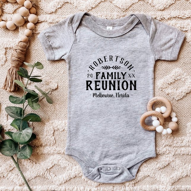 Modern Rustic Personalized Family Reunion Tee (Creator Uploaded)