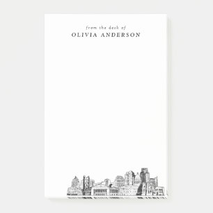 Modern Sacramento Professional Gift Personalized Post-it Notes