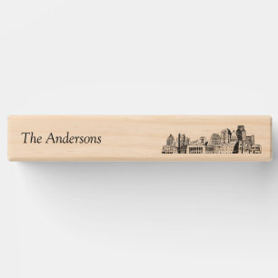 Modern Sacramento Wedding Guestbook Lawn Game Topple Tower