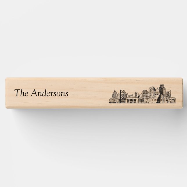 Modern Sacramento Wedding Guestbook Lawn Game Topple Tower (Front)