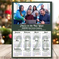 Modern Sage Green 2026 Calendar Business Photo