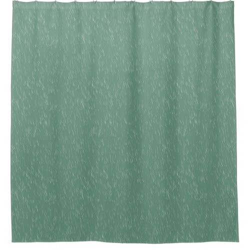 Modern Sage Green and White Shower Curtain