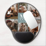 Modern Sage Green Custom Family Photo Collage Gel Mouse Pad<br><div class="desc">This 6 Photo Collage Modern Family Personalized Gel Mouse Pad is the perfect way to turn your favorite family photos into a cute and trendy keepsake. With a simple, modern design and elegant Monogram, it's fully customizable to fit your style. Ideal for gifting on Mother’s Day, Father’s Day, birthdays, Christmas,...</div>