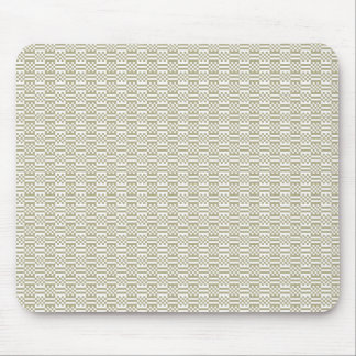 Modern Sage Green Geometric Pattern Mouse Pad