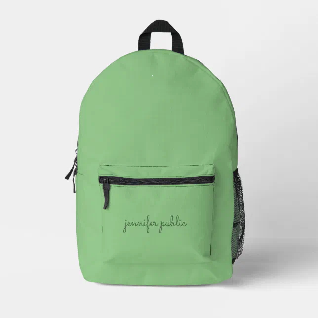 Elegant Green Backpack Modern Man Green Backpack for Laptop - Eco-friendly Vegan  main image 4