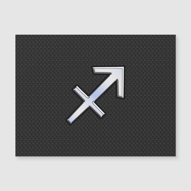 Modern Sagittarius Zodiac Sign on Snake Skin (Front)