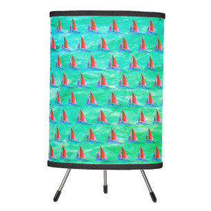 Modern Sailboat Tripod Lamp