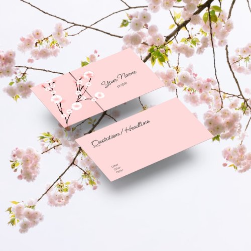 Modern Sakura   Business Card