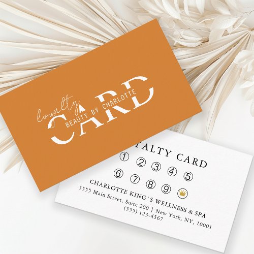 Modern Salon  10 _ Loyalty Card