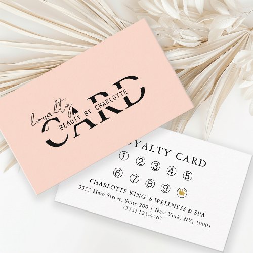 Modern Salon  10 _ Loyalty Card