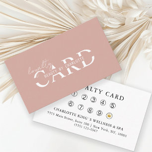 Modern, Salon, 10 - Loyalty Card