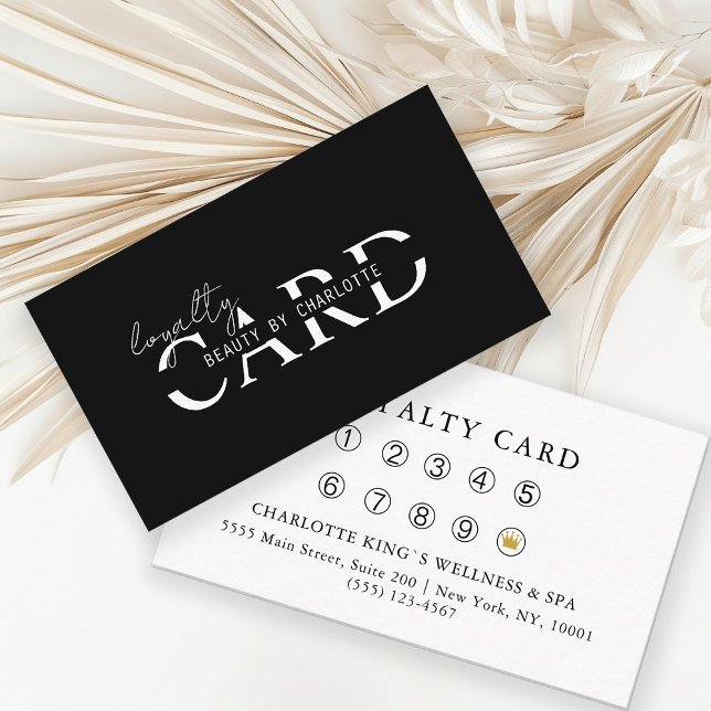 Modern, Salon,  10 - Loyalty Card (Creator Uploaded)