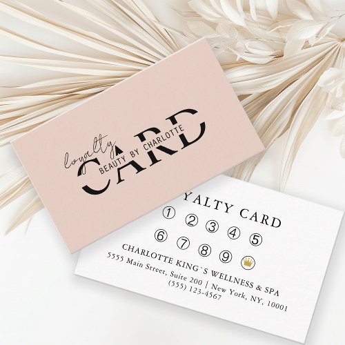 Modern Salon  10 _ Loyalty Card