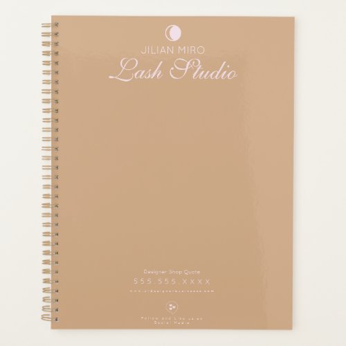 Modern Salon Beauty Eyelash Studio     Planner