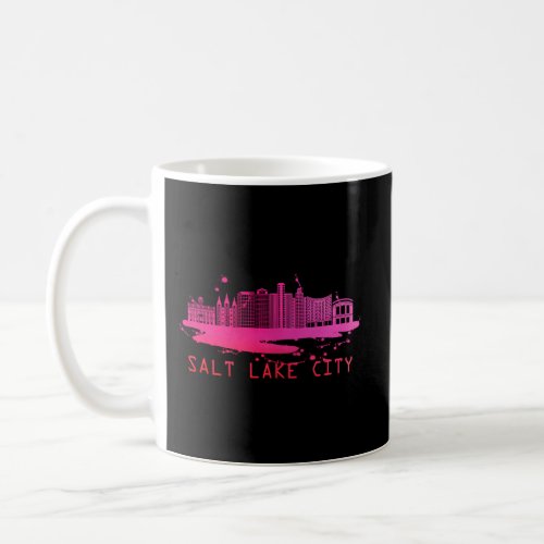 Modern Salt Lake City Cityscape Salt Lake City Coffee Mug