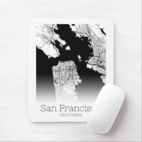 Modern San Francisco City Map