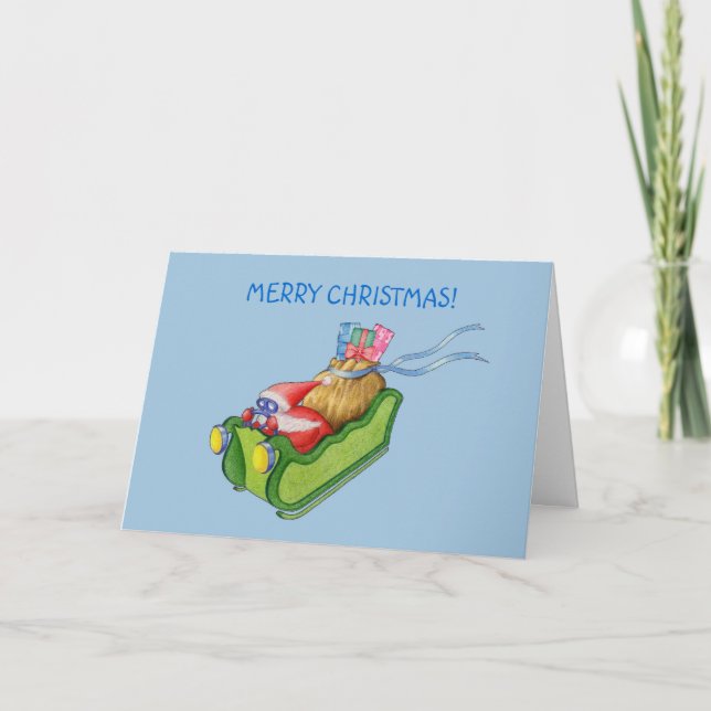 Modern Santa Card (Front)
