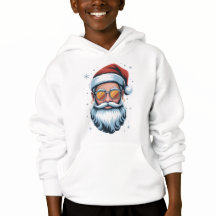 Modern Santa Claus Vector Art with Sunglasses 