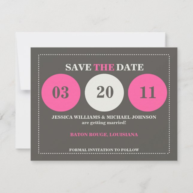 Modern Save the Date (Front)