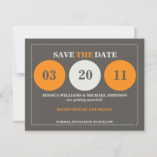 Modern Save the Date (Front)