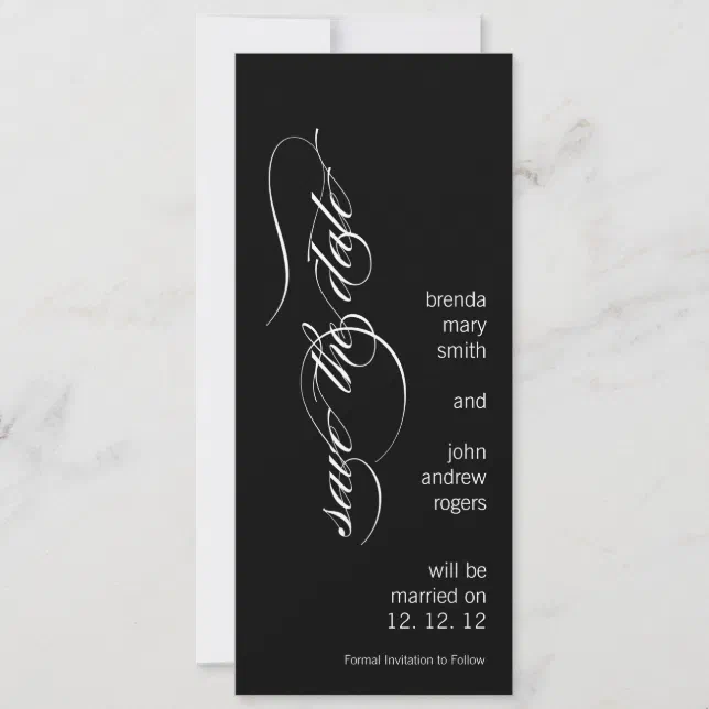 Modern Save the Date Announcement Template | Zazzle
