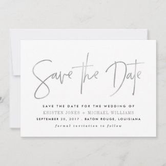 Modern Save the Date Announcements