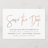 Modern Save the Date Announcements