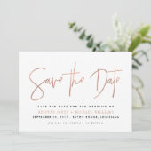 Modern Save the Date Announcements (Standing Front)