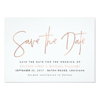 Modern Save the Date Announcements