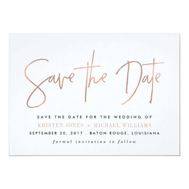 Modern Save The Date Announcements