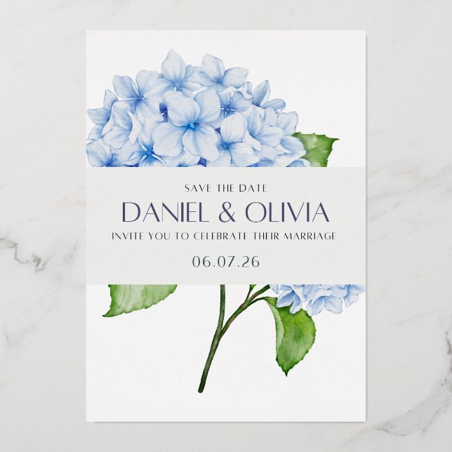 Modern save the date card (Front)