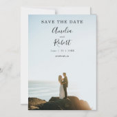 Modern Save the Date Magnetic Invitation (Front)