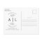 Modern Save the Date Monogram Photo Collage Simple