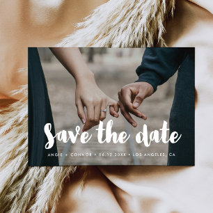 Modern Save the Date photo Announcement