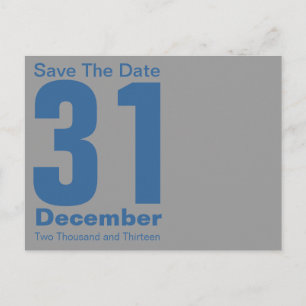 Modern Save The Date Postcard