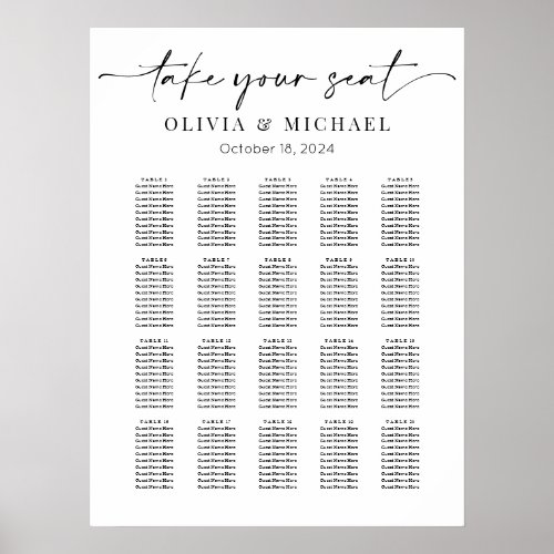 Modern Save The Date Poster