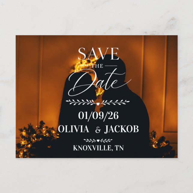 Modern Save the Date Wedding Template (Front)