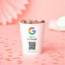 Modern Scan to Review Google QR Code Business Sign