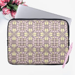 Modern Scandinavian Butter Yellow Pink Gray Design Laptop Sleeve<br><div class="desc">Modern Scandinavian Butter Yellow Pink Gray Design laptop sleeve.</div>