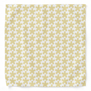Modern Scandinavian camel retro graphic pattern Bandana