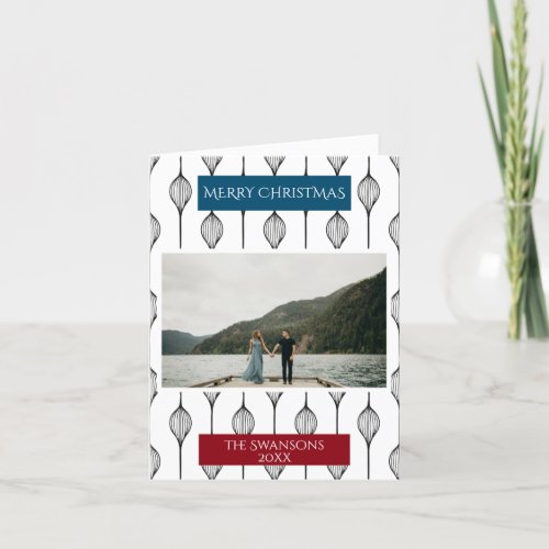 Modern Scandinavian Christmas Photo Holiday Card