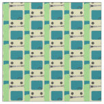 Modern School Bus Educational Pattern Fabric