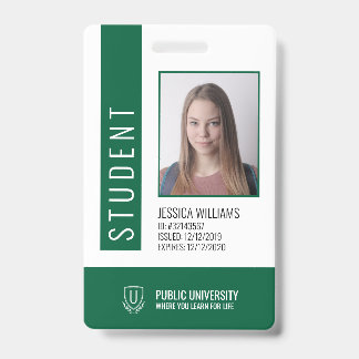 Modern School University Student ID Badge