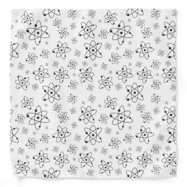 Modern Science & Chemistry Atom Symbol Bandana (Front)