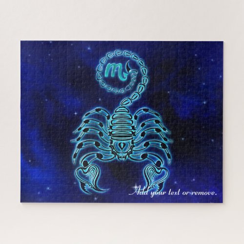 Modern Scorpio astrology horoscope zodiac sign Jigsaw Puzzle