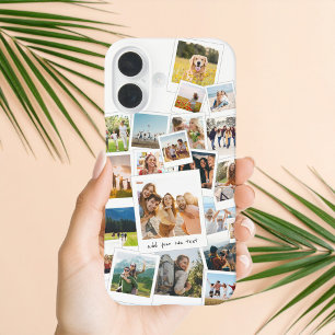 Modern Scrapbook Photo Collage iPhone 16 Case