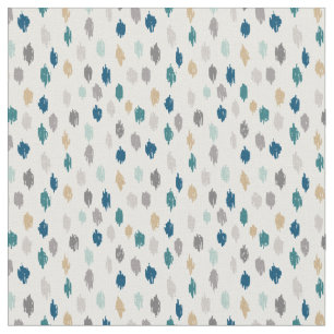 Modern Scribbles Patterned Fabric (Blue Gray)